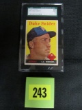 1958 Topps #88 Duke Snider Sgc 80
