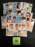 Lot (21) 1965 Topps Baseball Cards
