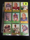 Lot (27) 1963 Topps Football Cards