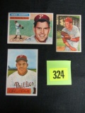 Lot (3) 1950's Robin Roberts Baseball Cards