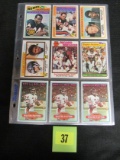 Lot (21) 1970's-80's Topps Walter Payton Cards Including 1977 (2nd Year)