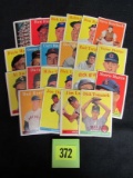 Lot (22) 1958 Topps Baseball Cards