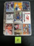 Lot (220+) All Detroit Teams Sportscards, Inserts Game Used, Numbered Cards, Etc.