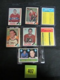 Lot (7) 1969-70 O Pee Chee Hockey Cards W/ Stars