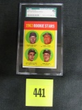 1963 Topps #54 Dave Debusschere Rc Rookie Card Sgc 84