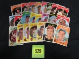 Lot (23) 1959 Topps Baseball Cards