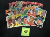 Lot (24) 1959 Topps Baseball Cards