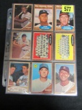 Lot (34) 1962 Topps Baseball Cards W/ Stars