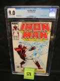 Iron Man #219 (1987) Key 1st App Ghost Cgc 9.0