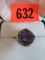 Beautiful Sterling Silver and Amethyst Ladies Ring