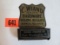 Antique Wiand Hardware, Wagons & Buggies Metal Advertising Match Holder