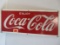 Enjoy Coca-Cola Embossed Metal Sign