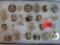 Lot of (25) British and Canadian Military Hat Badges