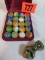 Grouping of Vintage JABO Marbles Inc. Rare 1 3/4