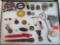 Estate Found Grouping of Collectible Pins and More Inc. Auto, NRA, Fuller Brush +