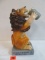 Vintage Lowenbrau Munchen Figural Lion Beer Advertising Statue