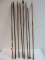 Lot of (8) Vintage Wood Shotgun  Cleaning Rods