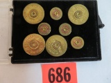 Set of (8) Winchester Shotgun Casing Bullet Buttons