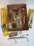 Grouping of Vintage Fishing Lures and Accessories