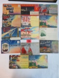 Lot of (14) Antique 1933 World's Fair Souvenir Postcard Booklets