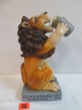 Vintage Lowenbrau Munchen Figural Lion Beer Advertising Statue