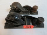 Lot of (2) Antique Stanley Wood Working Planes Inc. #110 & #140
