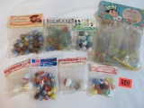 Lot of (8) NOS Bags of Vintage Glass / Agate Marbles