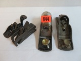 Lot of (4) Vintage Wood Working Planes inc. Miller Farms No. 57