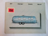 Vintage 1977 Airstream Travel Trailer Owners Manual