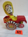 Vintage Marx Rodeo Joe Tin Litho & Plastic Wind Up Toy