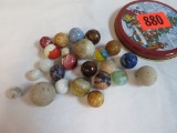Collection of Vintage Hand Made and Unusual Marbles