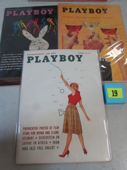 Playboy V6 #10, 11, 12 (1959) October, November, December