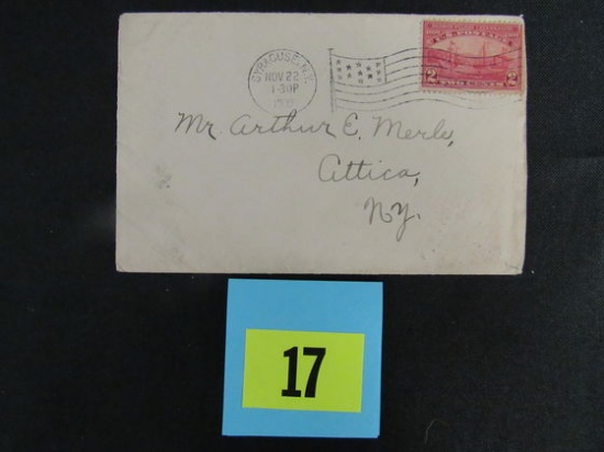 (1909) Syracuse Ny Patriotic Cover Envelope