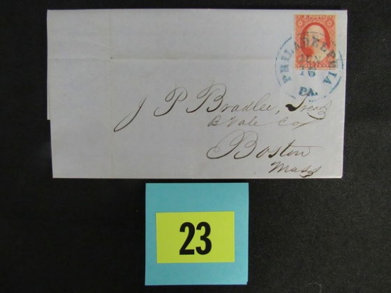 (1800's) Philadelphia Pa Cover Envelope