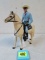 Vintage 1950's Hartland Lone Ranger And Silver Figure Set