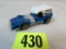 Vintage 1970 Hot Wheels Redline Mutt Mobile Blue