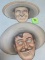 1953 Tip-top Bread Cisco Kid & Pancho Premium Masks