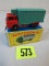 Vintage 1960's Matchbox #44 Refrigerator Truck Mib