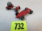 (2) Vintage Redline Hot Wheels Red Baron, Shelby Turbine