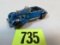 Vintage 1970 Hot Wheels Redline Classic Cord Blue