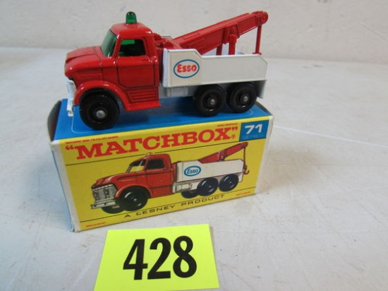 Vintage 1960's Matchbox Lesney No. 71 Esso Tow Truck Mib
