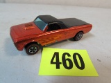 Vintage 1967 Hot Wheels Redline Custom Fleetside Orange