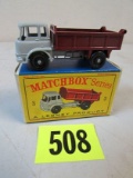 Vintage 1960's Matchbox #3 Bedford Tipper Truck Mib