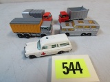 (5) Vintage 1960's Matchbox Lesney Diecast Cars