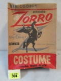 Vintage 1950's Ben Cooper Zorro Halloween Costume