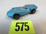 Vintage 1968 Hot Wheels Redline Turbofire Ice Blue