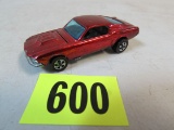 Vintage 1967 Hot Wheels Redline Custom Mustang Red