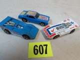 (3) Vintage Redline Hot Wheels Enamels