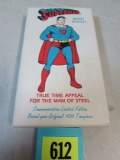 1993 Superman Commemorative Wrist Watch In Orig Box