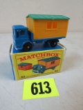 Vintage 1960's Matchbox #60 Truck With Site Office Mib